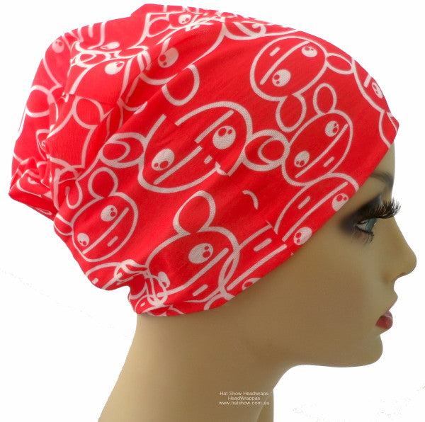 Seamless Multifunctional Headwraps - Red Teddys
