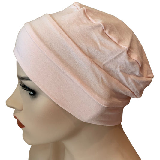 Bamboo Chemo Cloche Cap Nectar Pink