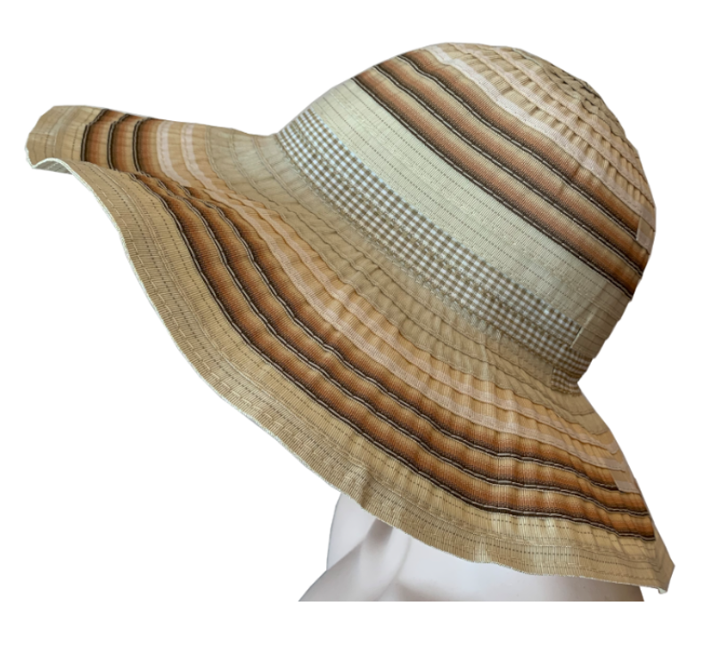 Sun Hats - Wide Brim - Beige Combo