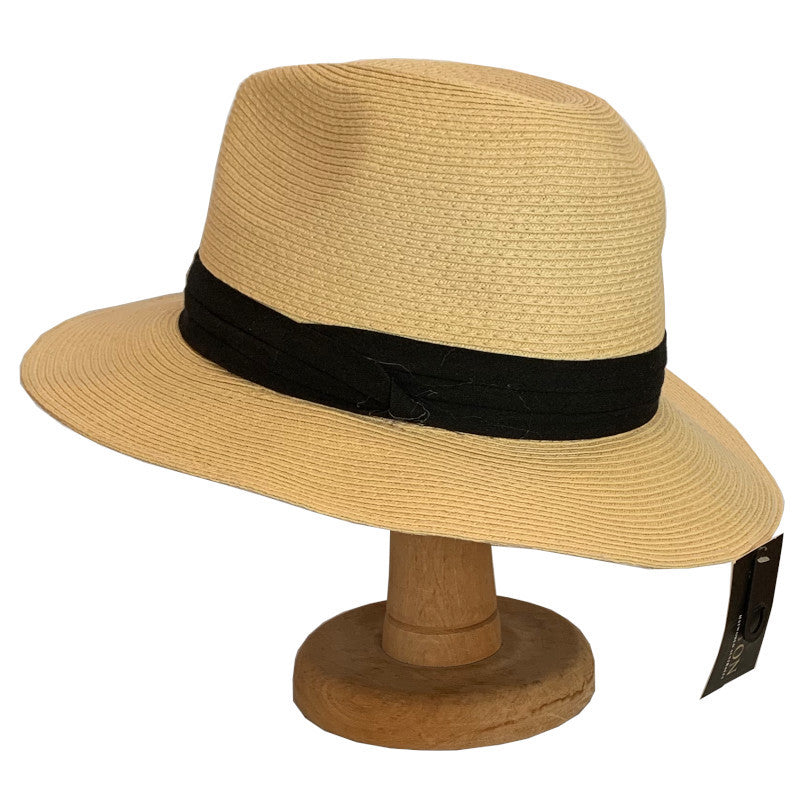 Mens Hats - Fedora - Natural (S/M 57cms)