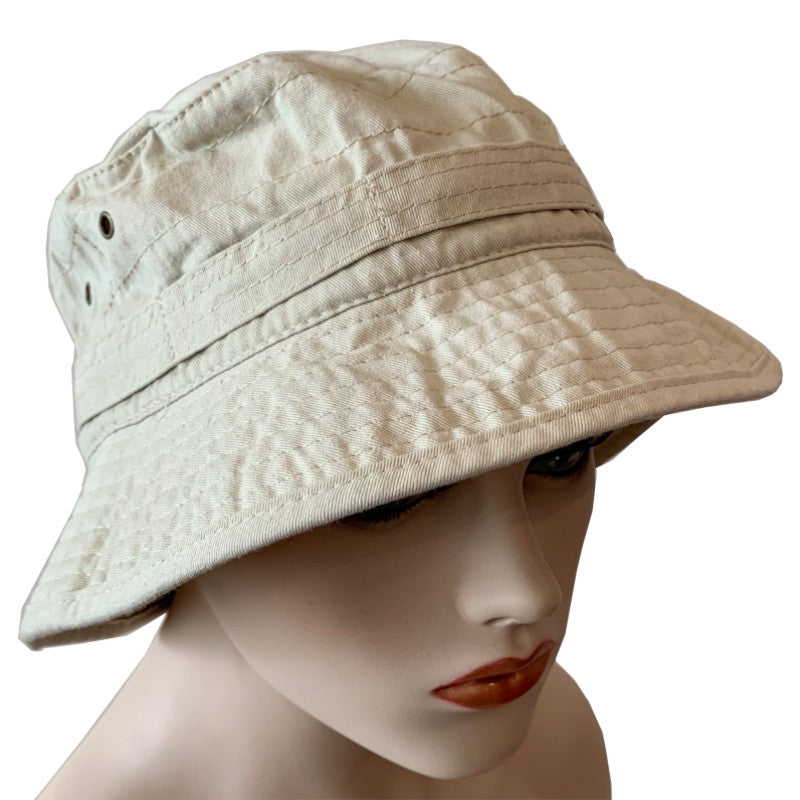 Sun Hats - Bucket Style - Beige